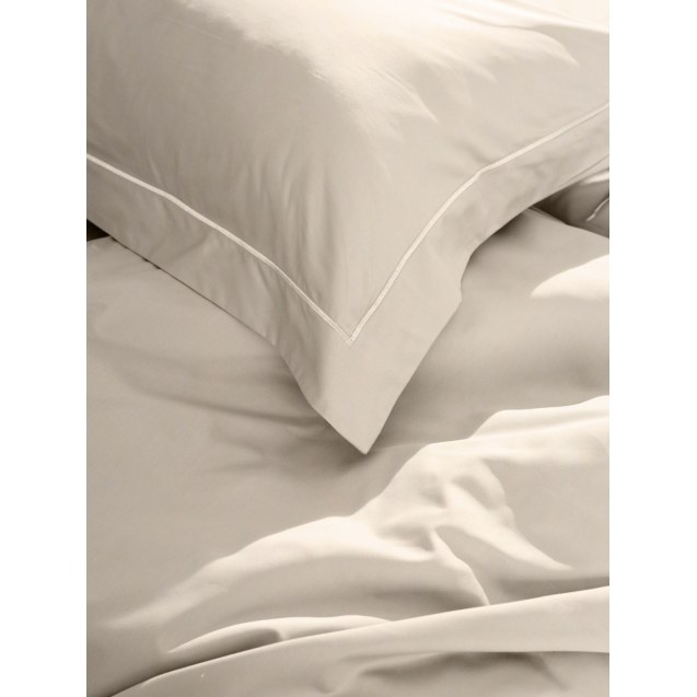 Μαξιλαροθήκες Βαμβακοσατέν Omnia Oxford Beige...