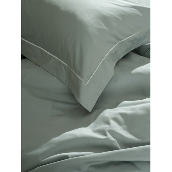 Μαξιλαροθήκες Βαμβακοσατέν Omnia Oxford Aqua...