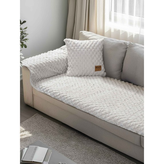 Μεμονωμένο γούνινo κάλύμμα MAISONY WHITE-5210186023433