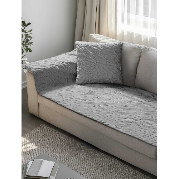 Μεμονωμένο γούνινo κάλύμμα SERANI GREY-5210186023730