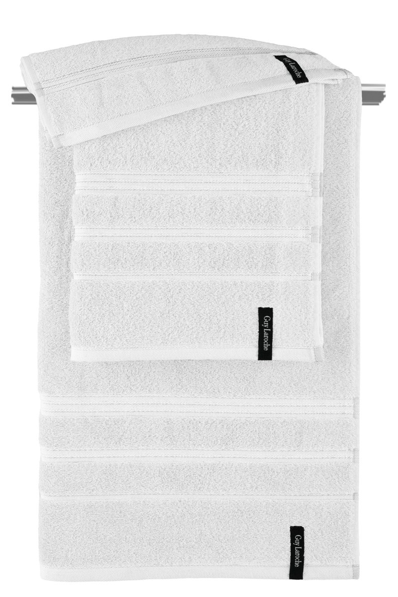 Σετ Πετσέτες 3 Τεμαχίων Guy Laroche Sofrano White