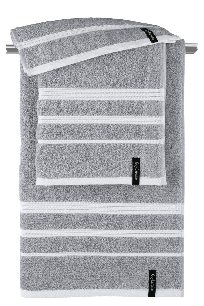 Guy Laroche - ΣΗΜΑΝΤΙΚΟ: Σε περίπτωση διαφοράς τιμής από το κατάστημα ισχύει παντα και μόνο η τιμή του καταστήματος Σετ Πετσέτες 3 Τεμαχίων Guy Laroche Sofrano Grey