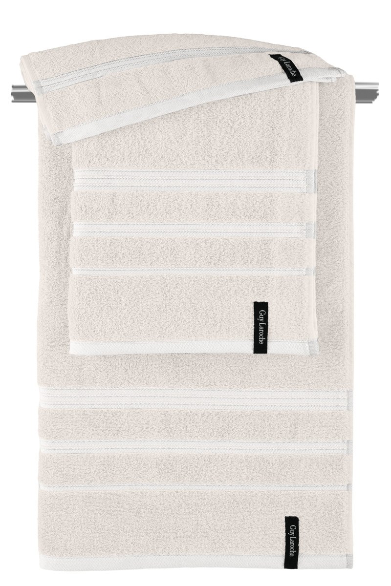 Σετ Πετσέτες 3 Τεμαχίων Guy Laroche Sofrano Cream