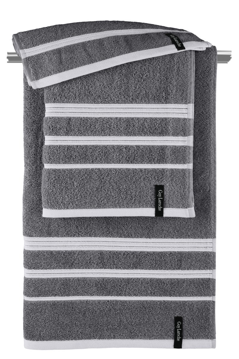 Σετ Πετσέτες 3 Τεμαχίων Guy Laroche Sofrano Anthracite