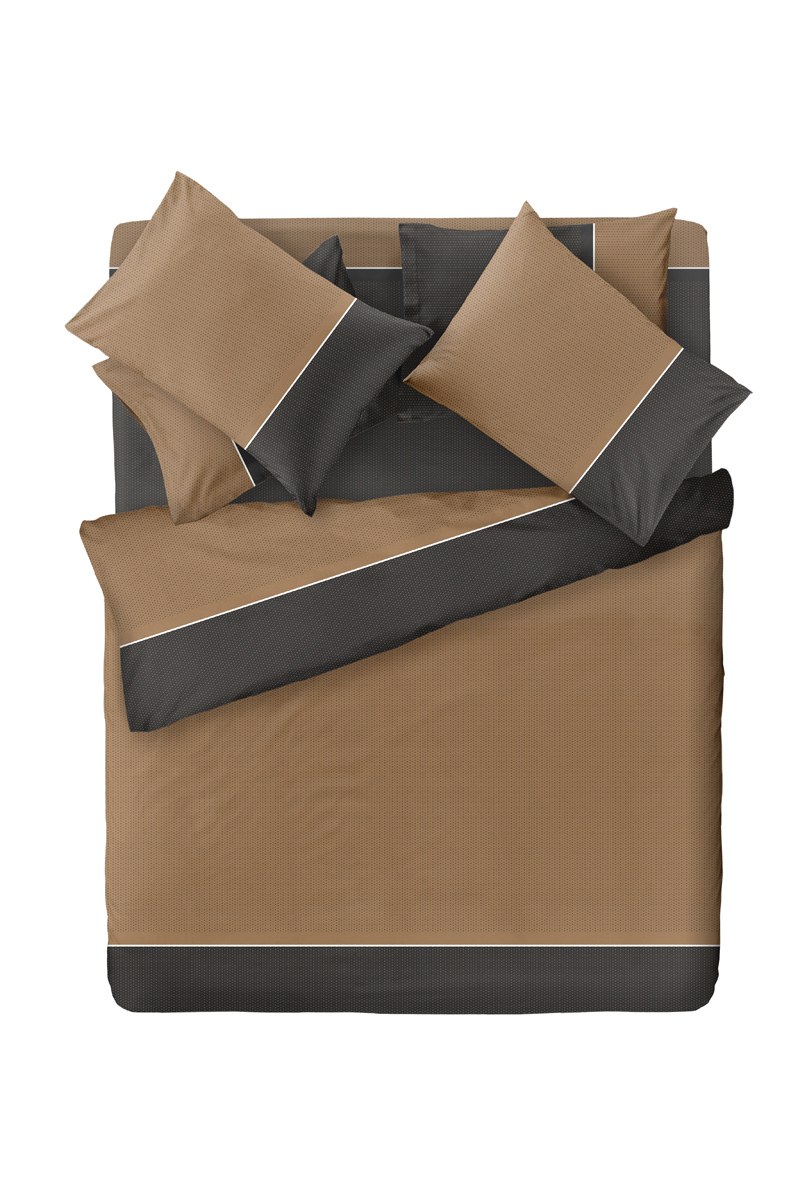 Σετ Σεντόνια King Size 4 Τεμαχίων Saint Clair Maggy Latte 240x260