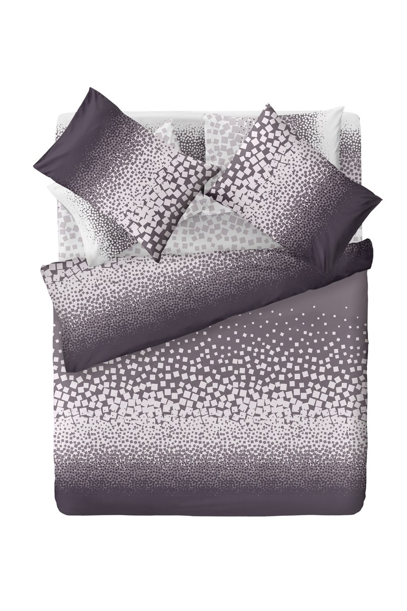 Σετ Σεντόνια King Size 4 Τεμαχίων Saint Clair Byblos Melanze 240x260