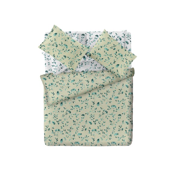 Σετ Σεντόνια King Size 4 Τεμαχίων Saint Clair Amor Aqua...