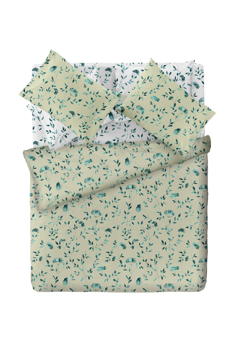 Σετ Σεντόνια King Size 4 Τεμαχίων Saint Clair Amor Aqua 240x260