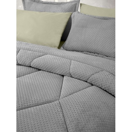 Κουβερτοπάπλωμα Υπέρδιπλο Saint Clair Serena Silver 220x240