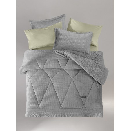 Κουβερτοπάπλωμα Ημίδιπλο Saint Clair Serena Silver 180x240