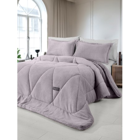 Κουβερτοπάπλωμα Ημίδιπλο Saint Clair Serena Melanze 180x240