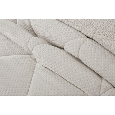 Κουβερτοπάπλωμα Υπέρδιπλο Saint Clair Serena Ivory 220x240