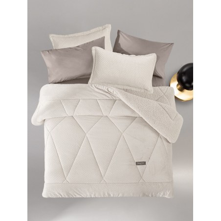 Κουβερτοπάπλωμα Ημίδιπλο Saint Clair Serena Ivory 180x240