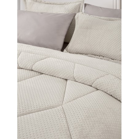 Κουβερτοπάπλωμα Ημίδιπλο Saint Clair Serena Ivory 180x240