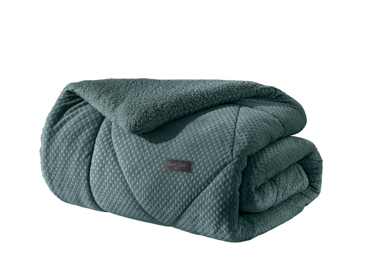 Κουβερτοπάπλωμα Ημίδιπλο Saint Clair Serena Emerald 180