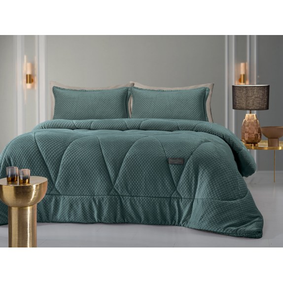 Κουβερτοπάπλωμα Ημίδιπλο Saint Clair Serena Emerald 180x240
