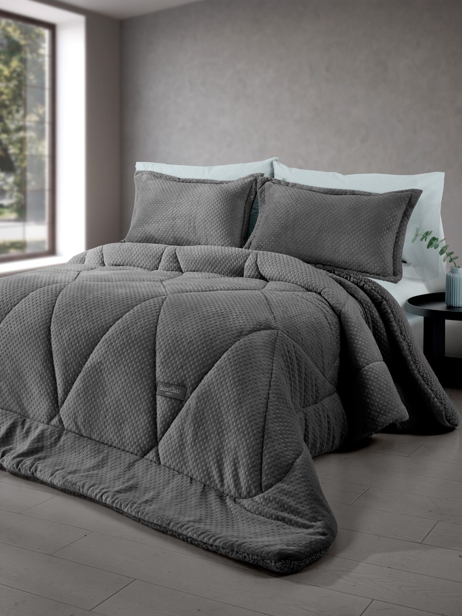 Κουβερτοπάπλωμα Ημίδιπλο Saint Clair Serena Carbon 180x