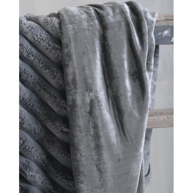 Κουβερτοπάπλωμα Μονό Rythmos Trinity Γκρι...