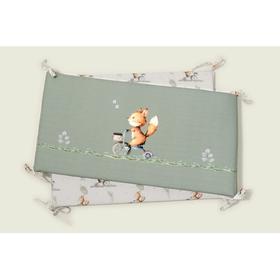 Πάντα Προστασίας Κρεβατιού Design 423 Μέντα Oliver Baby