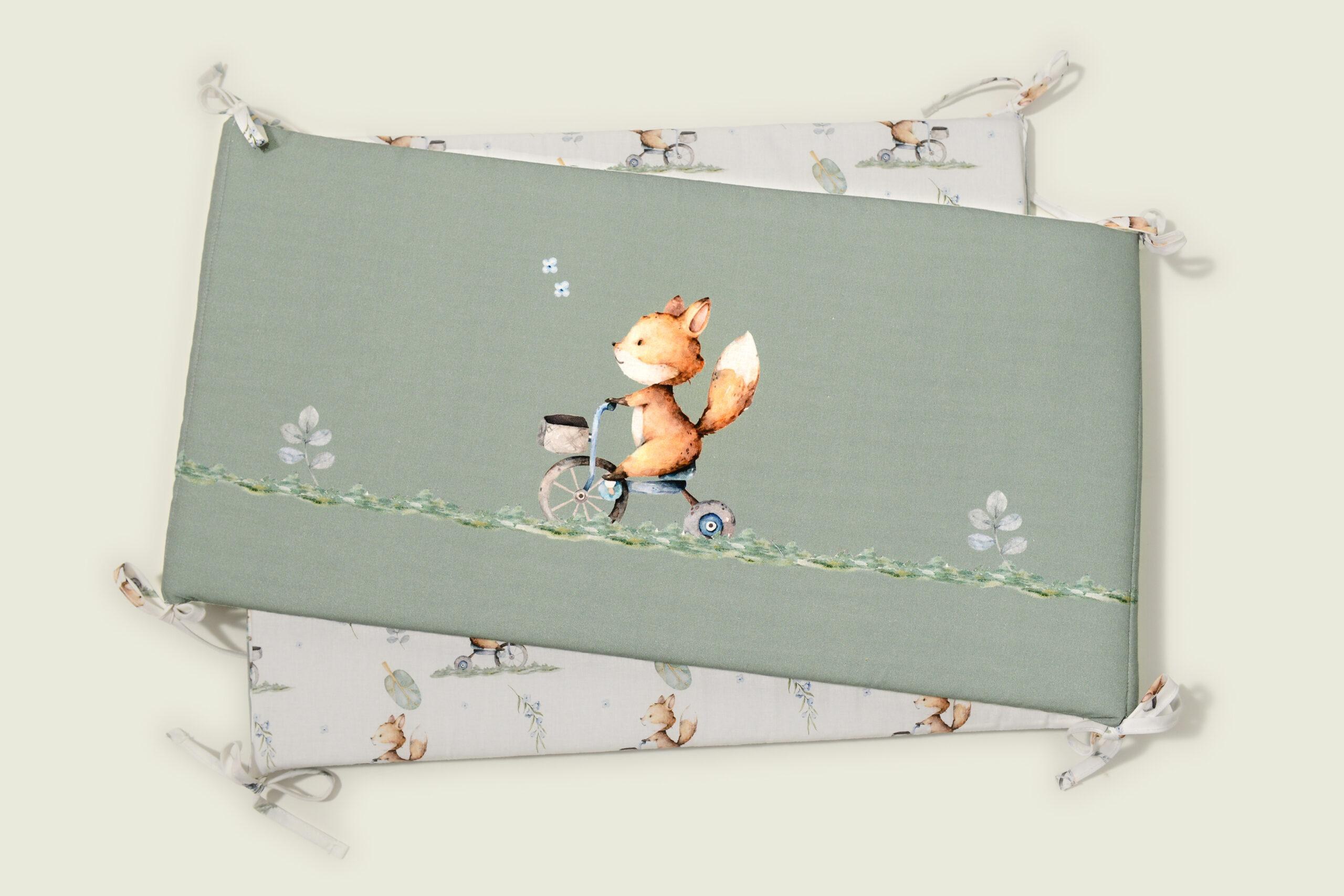 Πάντα Προστασίας Κρεβατιού Design 423 Μέντα Oliver Baby