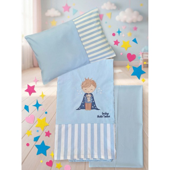 WILLIE ΣΕΤ ΣΕΝΤ - BEBE XΛ - 2*120x170cm 30x40cm 100%...