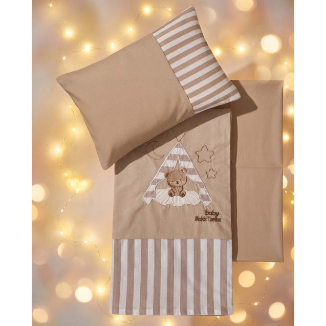 Σετ Σεντόνια Κούνιας 3 Τεμαχίων Makis Tselios...