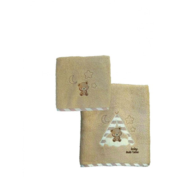 BOB ΣΕΤ ΠΕΤΣΕΤΕΣ BEBE 70X140+40X60 100% COTTON-990100123456