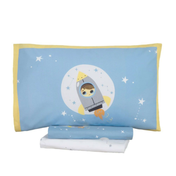 Σέτ Μαξιλαροθήκες Nima To the Moon 52x72