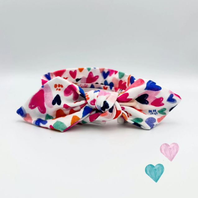 The Hippo and The Donkey Κορδέλα Μαλλιών The Hippo and The Donkey Hearts Bow