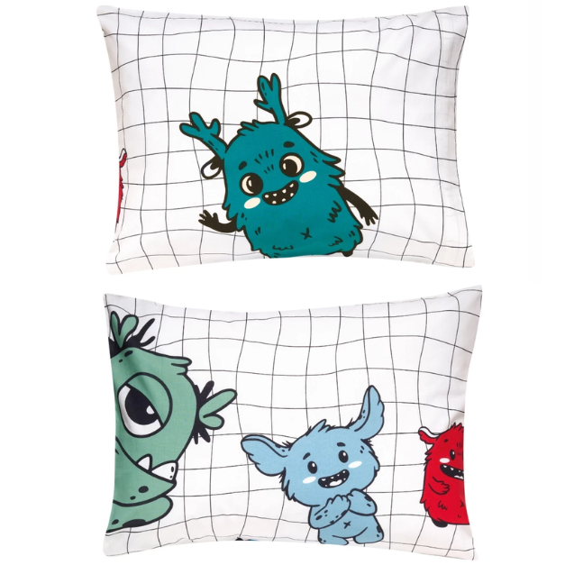 Σετ Παιδικές Μαξιλαροθήκες 2 Τεμαχίων Kentia Mostro 52x72