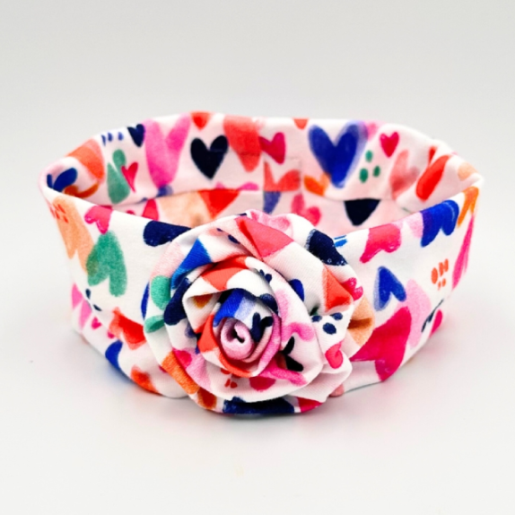 Κορδέλα Μαλλιών The Hippo and The Donkey Hearts Daizy