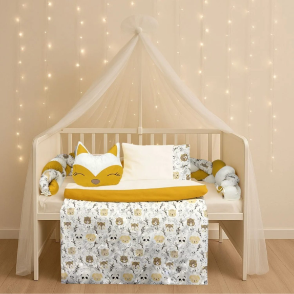 ΑΒΟ Σετ Προίκας 9Τμχ 70*140 Forest White
