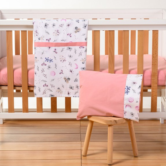 ΑΒΟ Σετ Σεντόνια 3Τμχ 70*140 Flowers & Butterflies