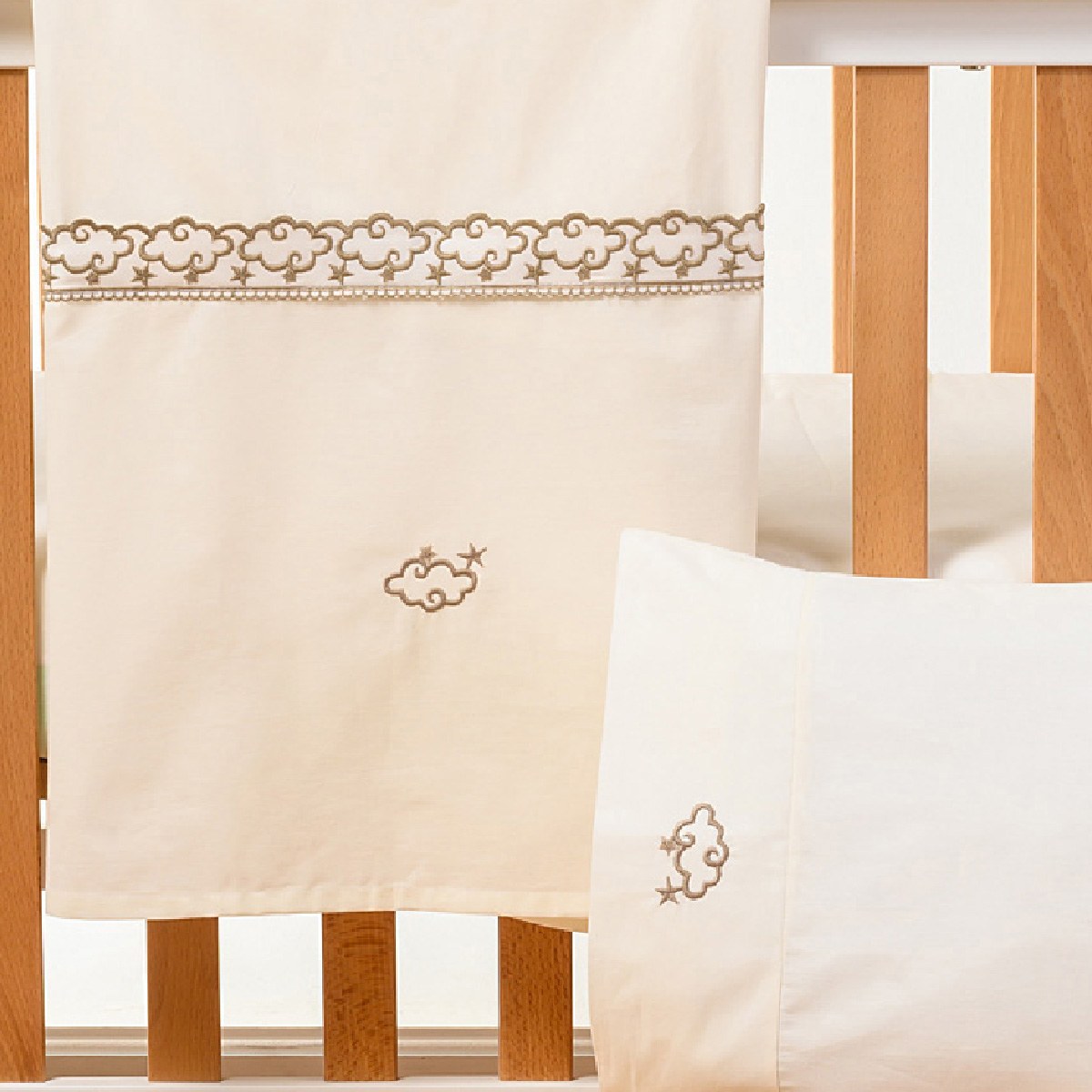 ΑΒΟ Σετ Σεντόνια 3Τμχ 70*140 Cloud Beige