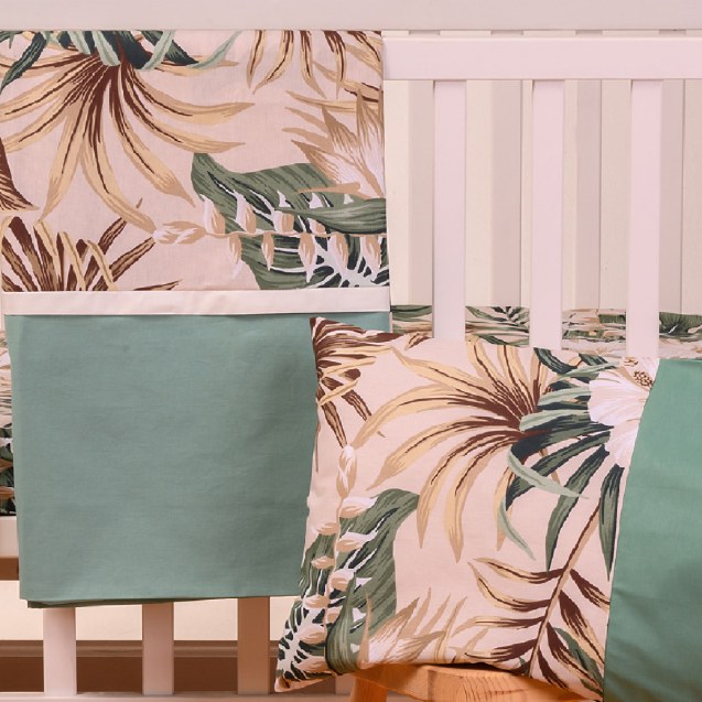 ΑΒΟ Σετ Σεντόνια 3Τμχ 70*140 Tropical Leaves