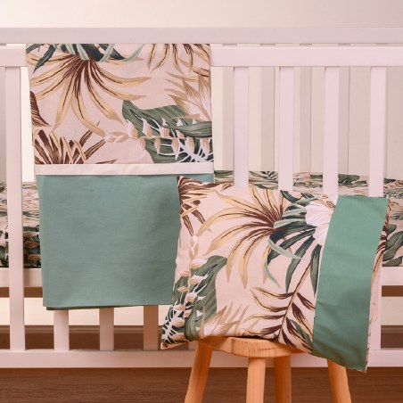 ΑΒΟ Σετ Σεντόνια 3Τμχ 70*140 Tropical Leaves