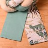 ΑΒΟ Σετ Σεντόνια Λίκνου 2Τμχ 70*120 Tropical Leaves