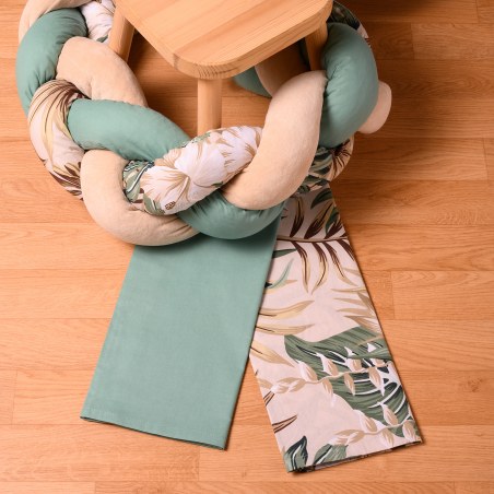 ΑΒΟ Σετ Σεντόνια Λίκνου 2Τμχ 70*120 Tropical Leaves