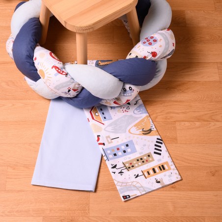 ΑΒΟ Σετ Σεντόνια Λίκνου 2Τμχ 70*120 Boy On Adventure