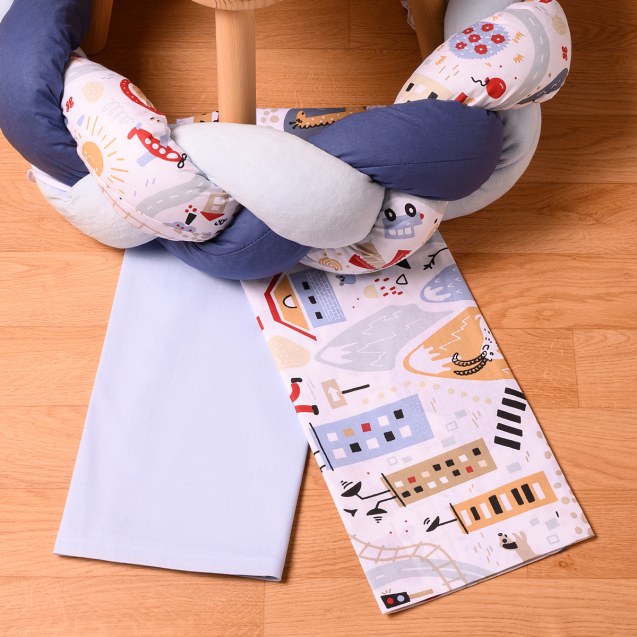 ΑΒΟ Σετ Σεντόνια Λίκνου 2Τμχ 70*120 Boy On...