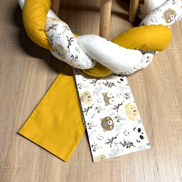 ΑΒΟ Σετ Σεντόνια Λίκνου 2Τμχ 70*120 Forest  White