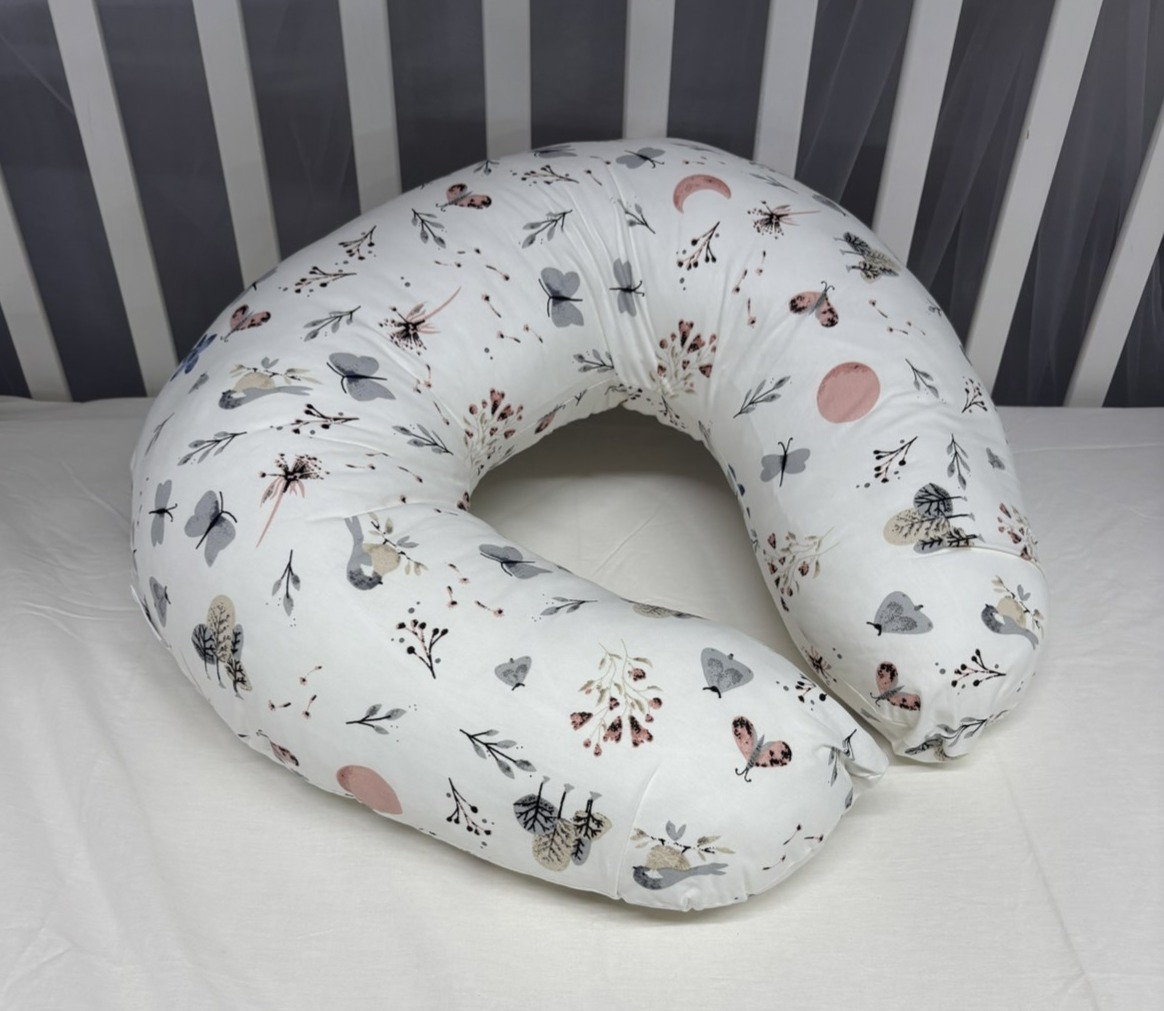 abo ΑΒΟ Μαξιλάρι Θηλασμού Flowers & Butterflies