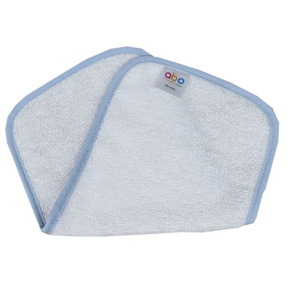 ΑΒΟ Λαβέτα Λευκή-Μπλε 20*40