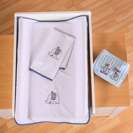 ΑΒΟ Σελτεδάκι 40*60 Μπλε Σχέδιο Ελέφαντας