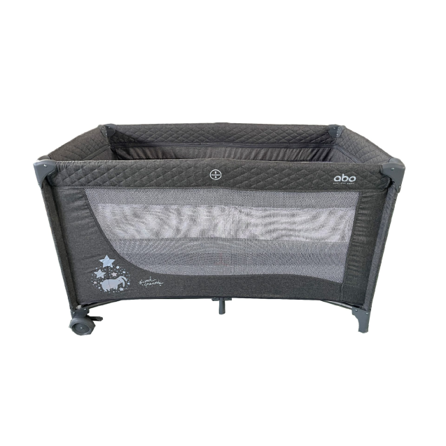 ΑΒΟ Παρκοκρέβατο Αβο Γκρί 2 Θέσεων