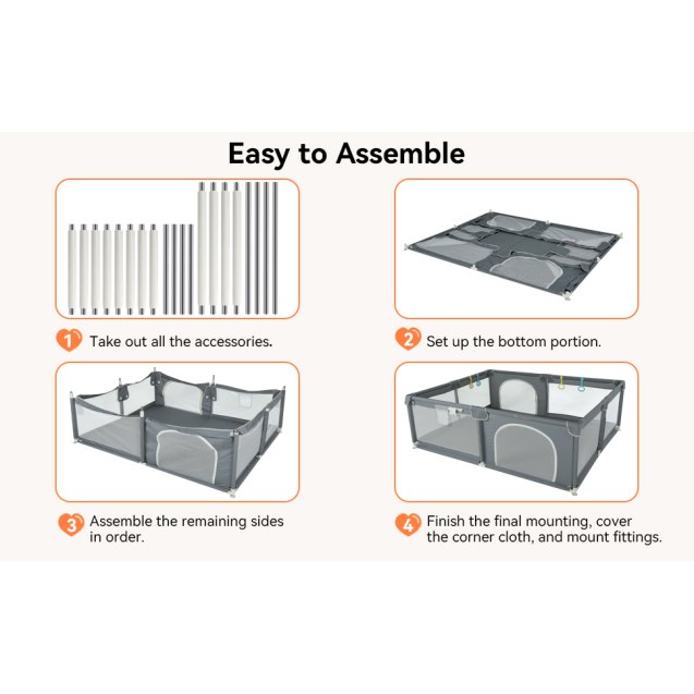 ΑΒΟ Πάρκο -Παιδική Χαρά 1,80 X 1,50  Εκ