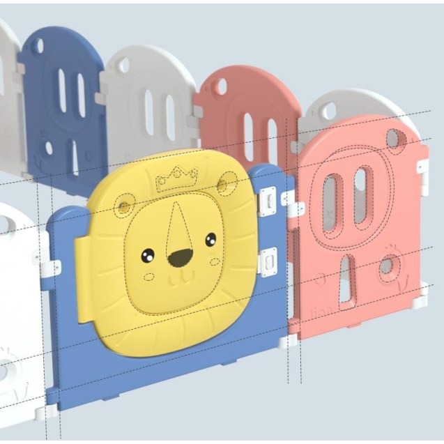 ΑΒΟ Παιδικός Φράχτης – Παιδότοπος Λιοντάρι 1,80...