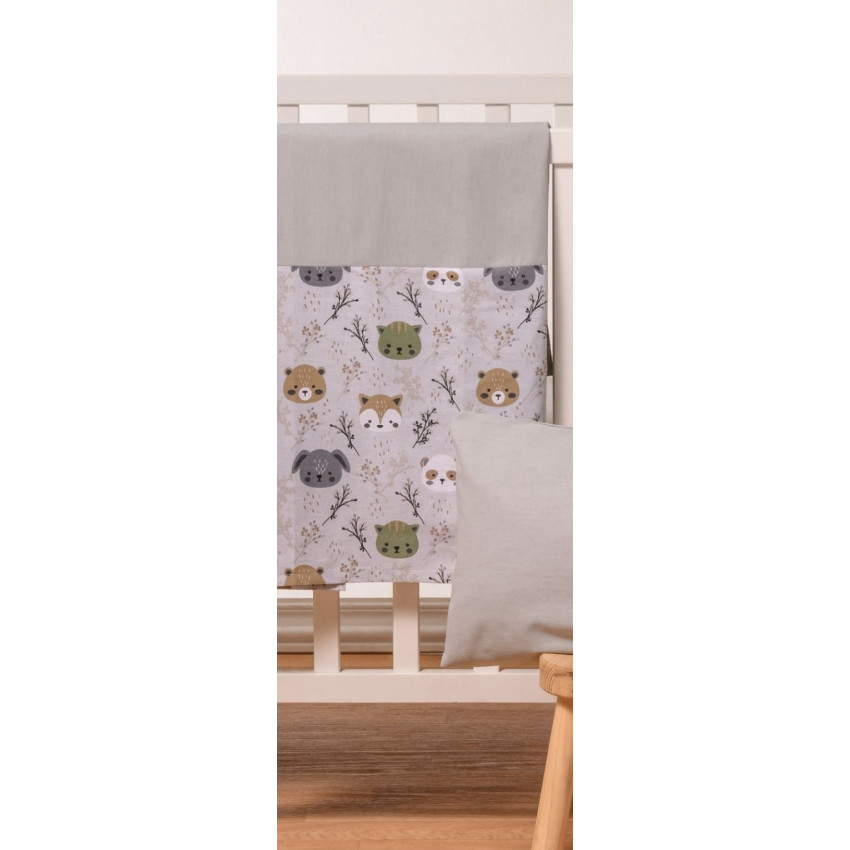 ΑΒΟ Σετ Σεντόνια Λίκνου 2Τμχ 70*120 Forest