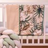 ΑΒΟ Κουβέρτα Αγκαλιάς Διπλής Όψης Tropical Leaves