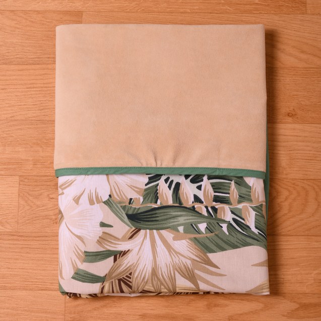 ΑΒΟ Κουβέρτα Αγκαλιάς Διπλής Όψης Tropical Leaves